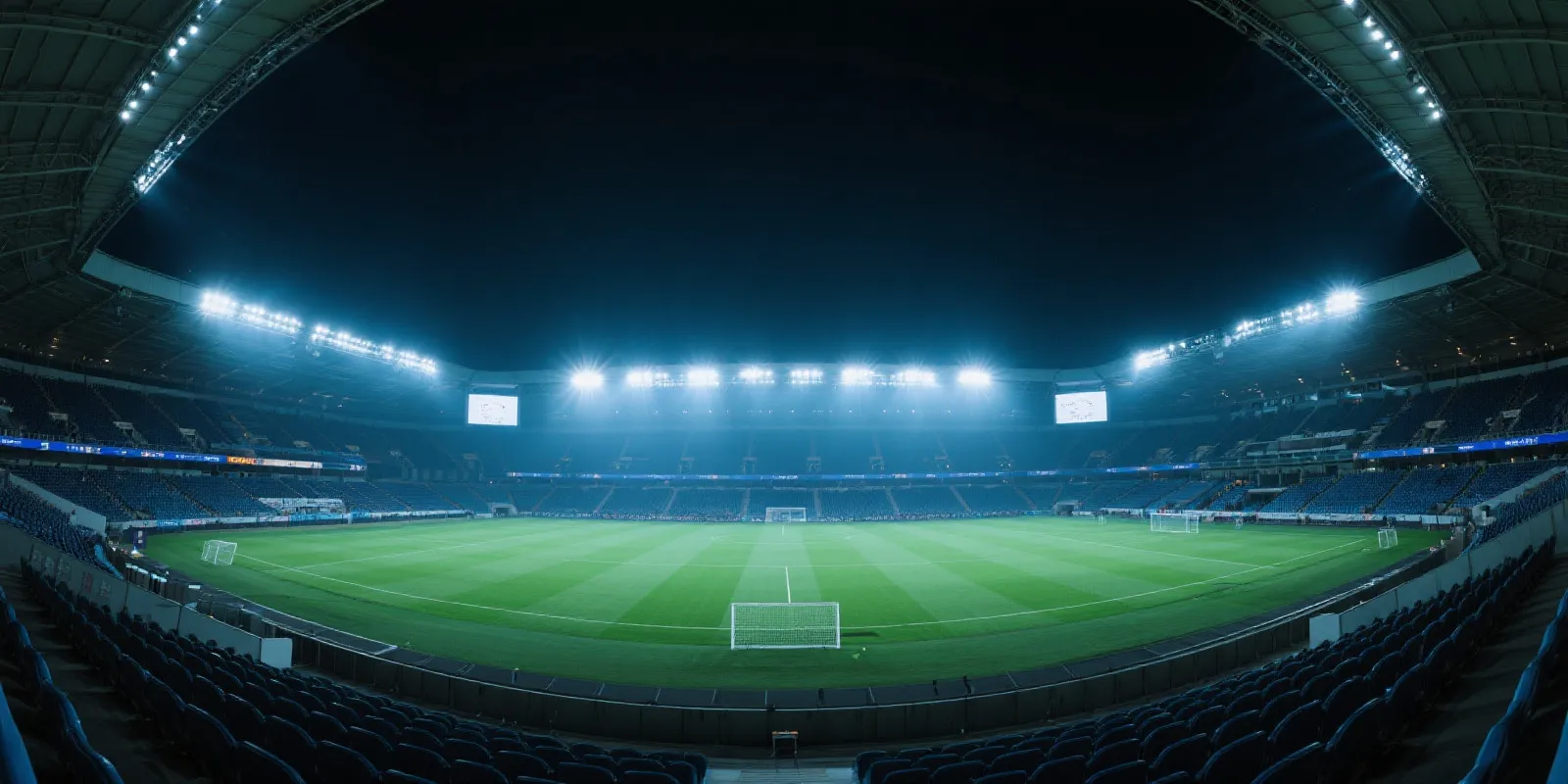 绿茵场与球迷的夜晚